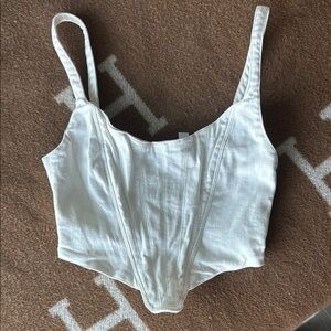 White Corset Top